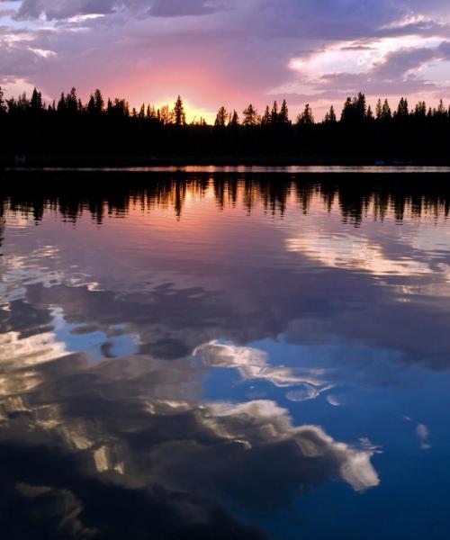 Una hermosa vista de Rocky Mountain House