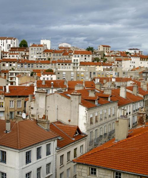 Een mooi uitzicht op Saint-Étienne