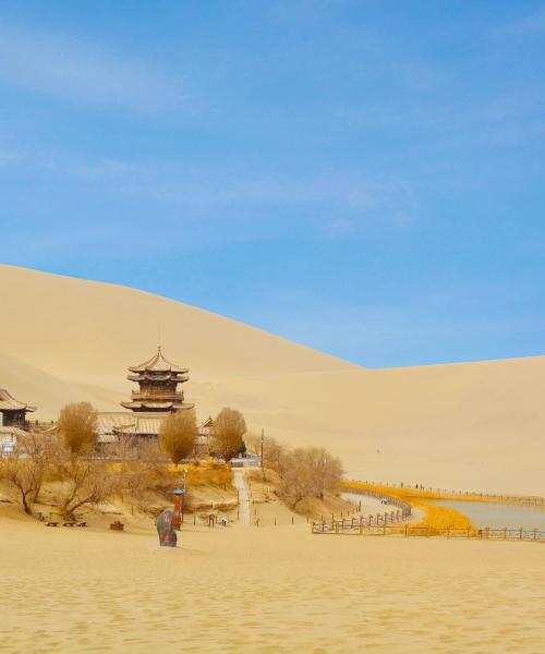 A beautiful view of Dunhuang