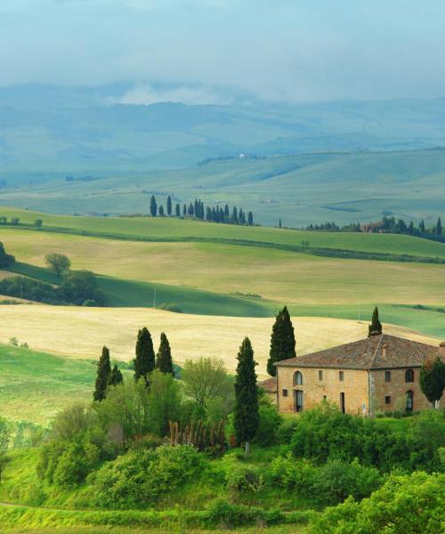 A beautiful view of Figline Valdarno.