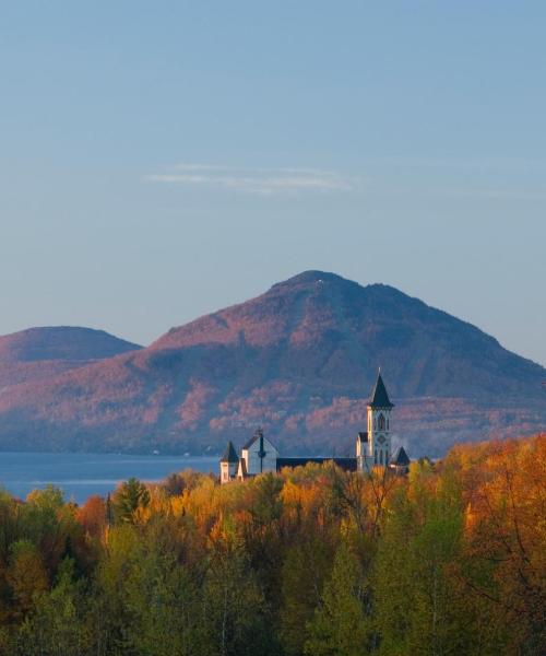 Linna Magog-Orford kaunis vaade