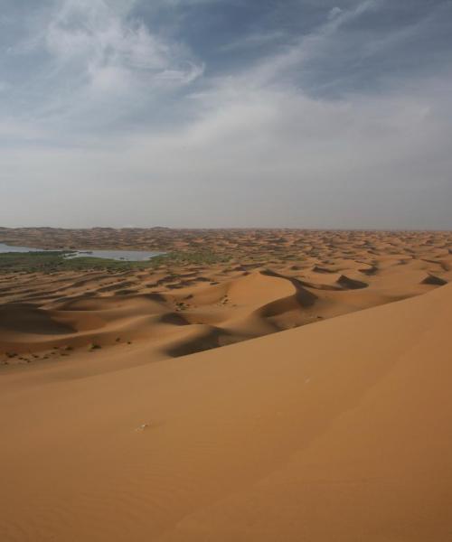 Una hermosa vista de Zhongwei