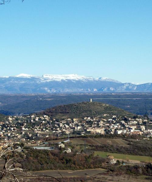 Krásný pohled na město Manosque