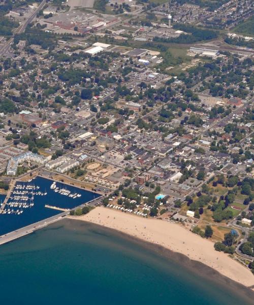 Ein schöner Blick auf Cobourg