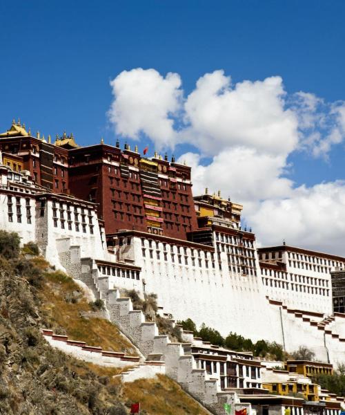 A beautiful view of Lhasa – city popular among our users.