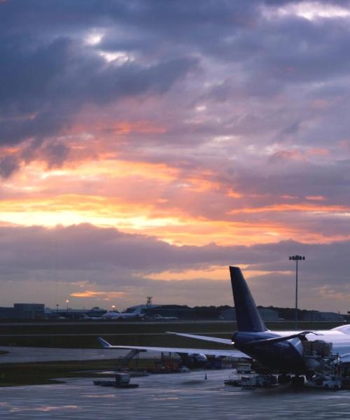 Linna Stansted Mountfitchet kaunis vaade