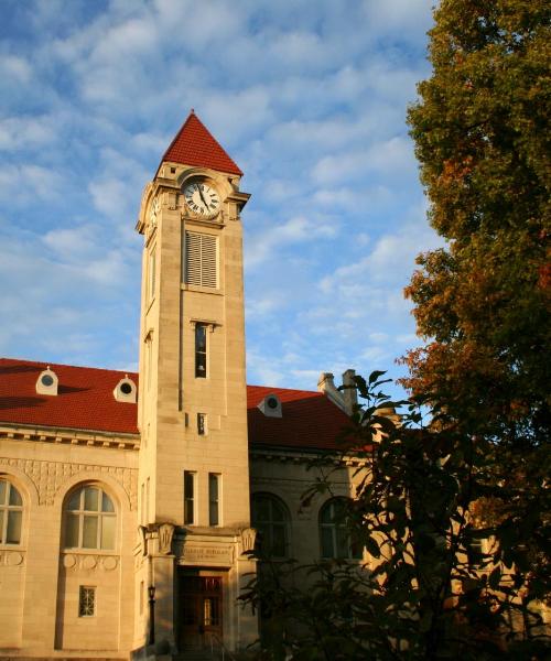 Krásny pohľad na mesto Bloomington