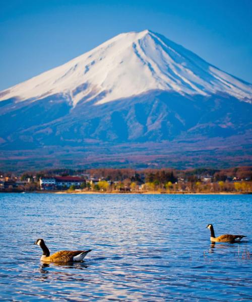 A beautiful view of Kawaguchi.