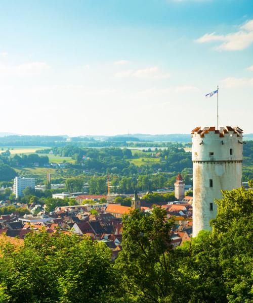 Una bonita panorámica de Ravensburg