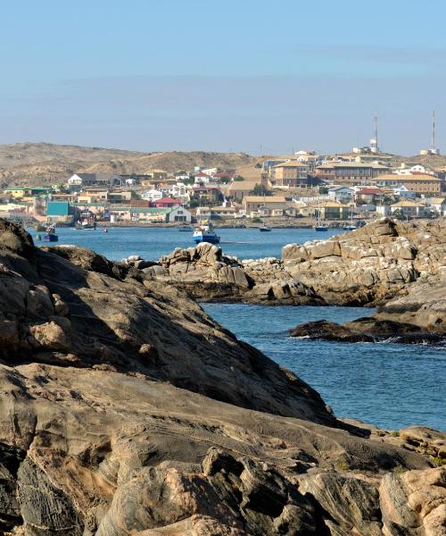 Krásný pohled na město Lüderitz