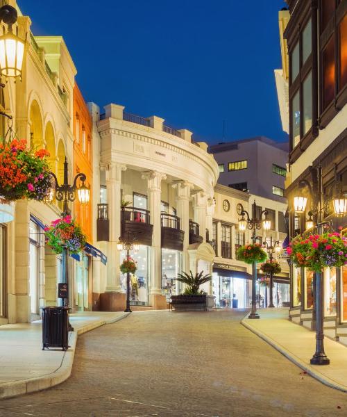 A beautiful view of Beverly Hills.