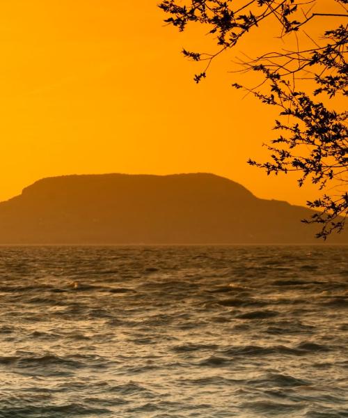 Una bellissima vista di Balatonboglár