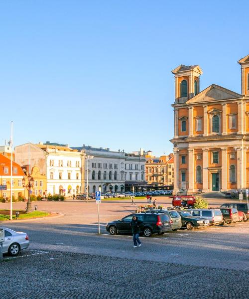 Krásný pohled na město Karlskrona