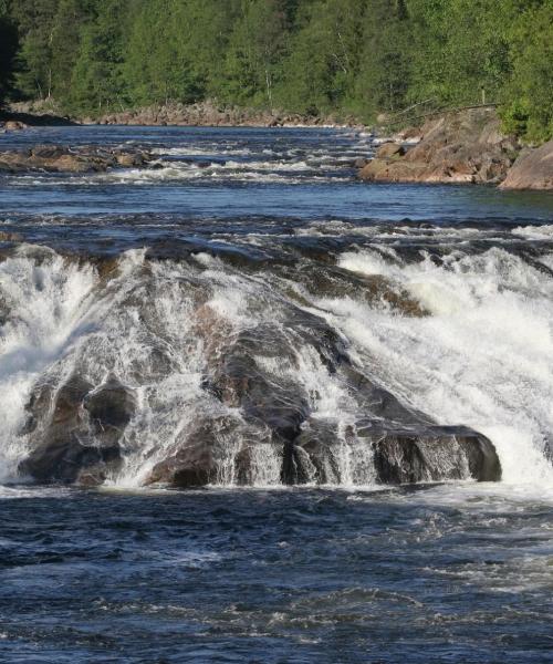 Una panoràmica bonica de Hønefoss