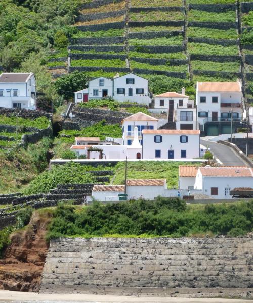 A beautiful view of Vila do Porto serviced by Santa Maria Airport.