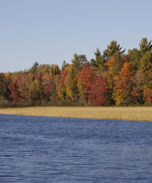 Piękny widok na miasto Rhinelander