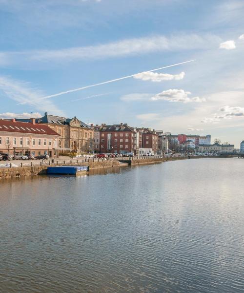 Linna Vänersborg kaunis vaade