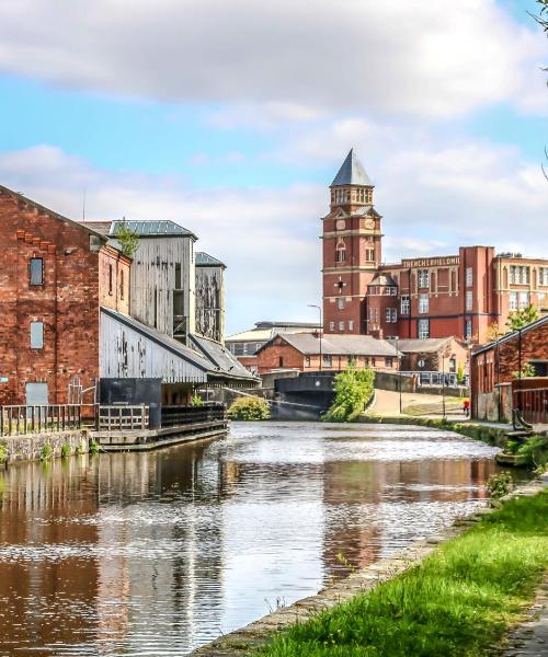 Una panoràmica bonica de Wigan