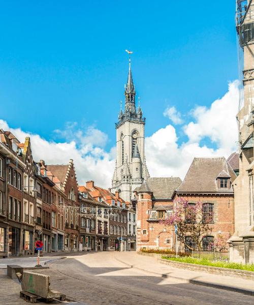 Ein schöner Blick auf Tournai