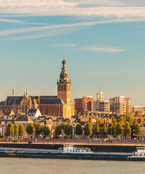 Een mooi uitzicht op Nijmegen