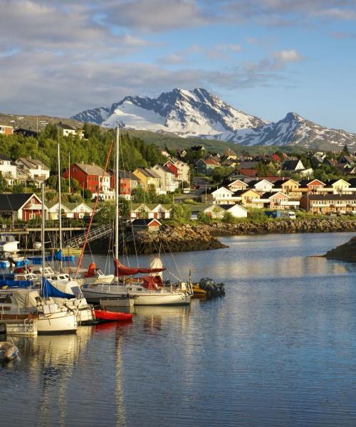 Een mooi uitzicht op Narvik