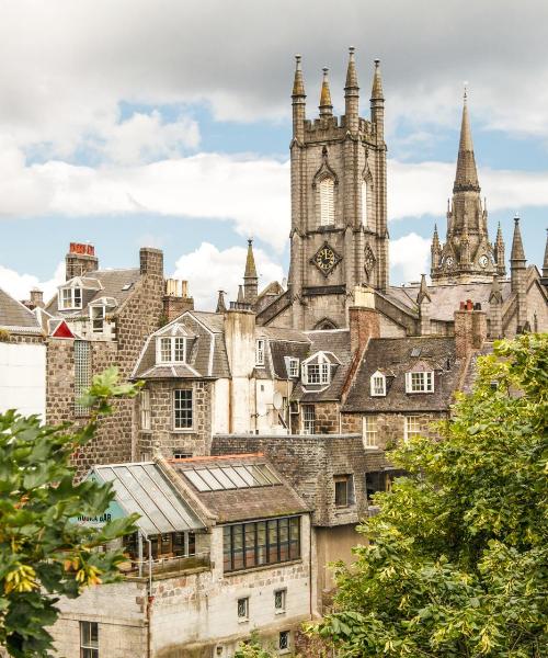 Piękny widok na miasto Aberdeen