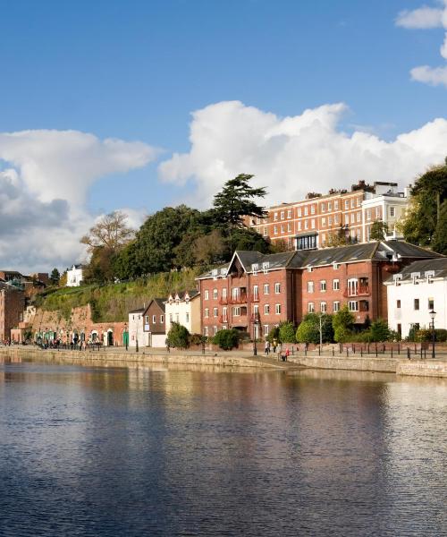 Ein schöner Blick auf Exeter