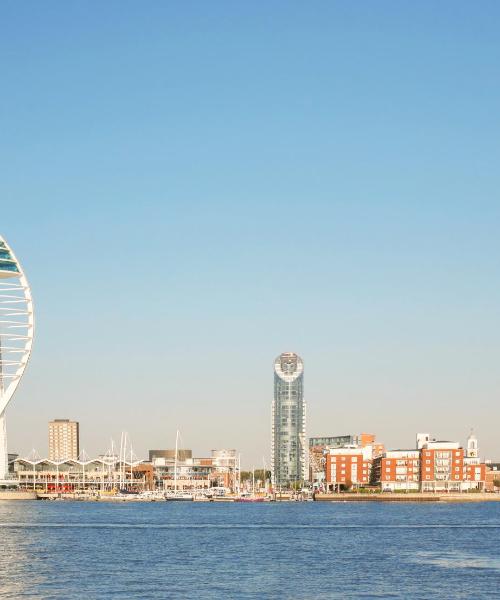 Een mooi uitzicht op Portsmouth