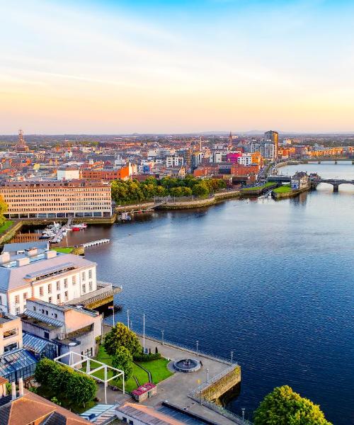 Krásny pohľad na mesto Limerick