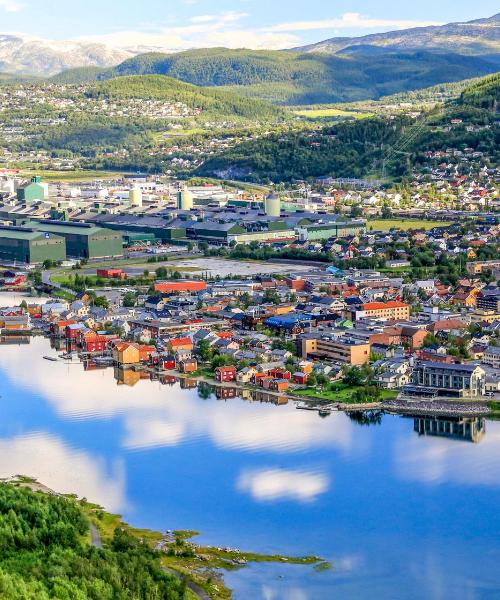 A beautiful view of Mosjøen.