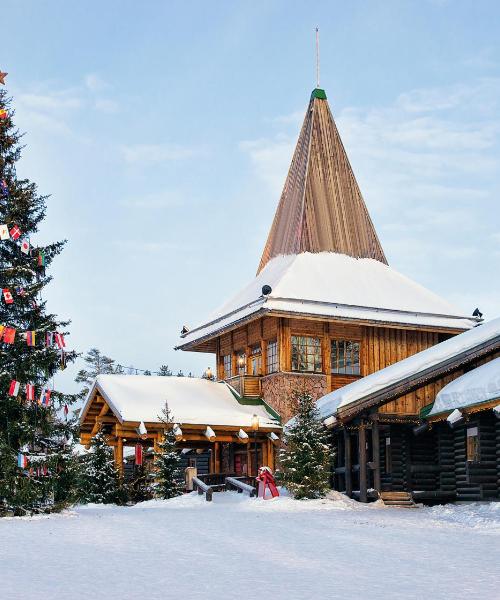 Una bellissima vista di Rovaniemi