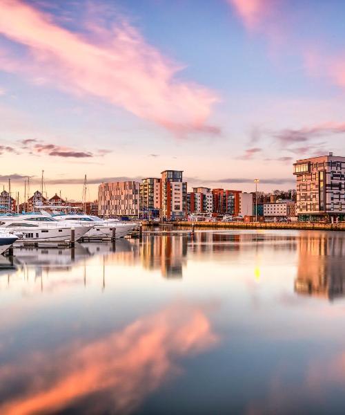 Kaunis näkymä kaupunkiin Ipswich