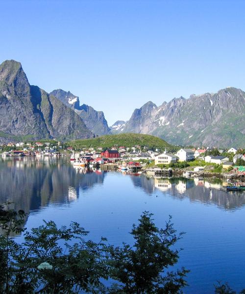 A beautiful view of Leknes – a popular city among our users
