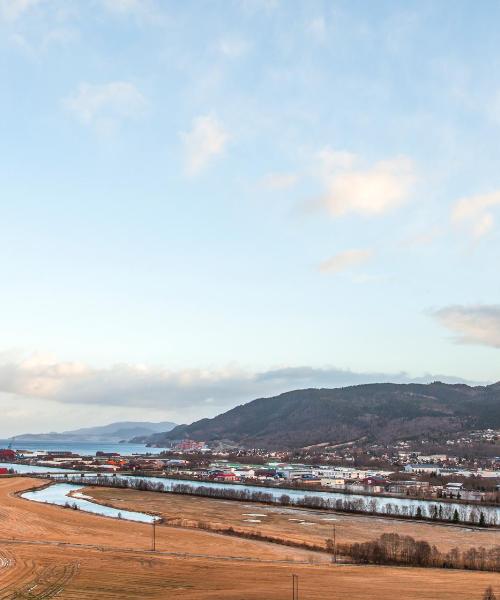 Una bellissima vista di Orkanger