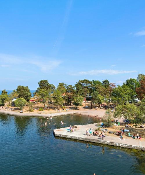 Krásný pohled na město Oskarshamn