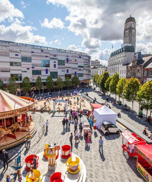 Piękny widok na miasto Luton