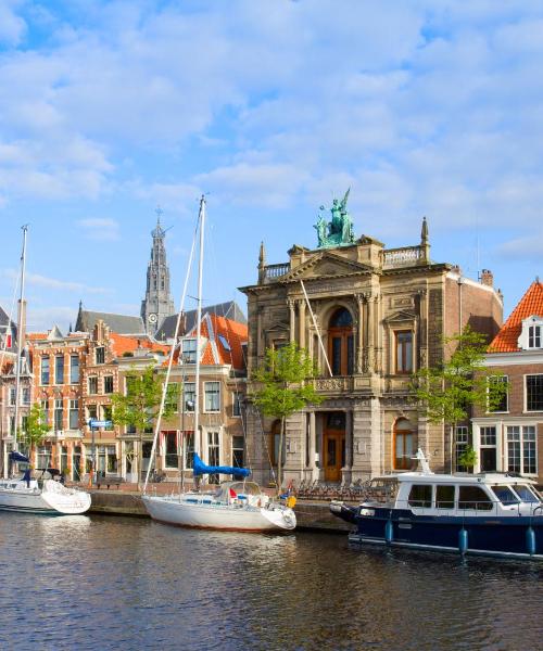 Una hermosa vista de Haarlem