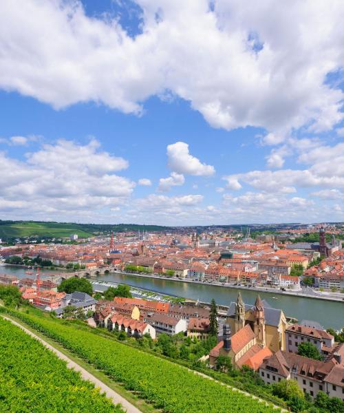 Ein schöner Blick auf Würzburg