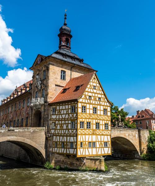 Piękny widok na miasto Bamberg