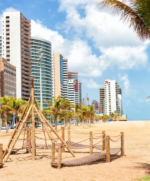 A beautiful view of Fortaleza serviced by Pinto Martins Airport