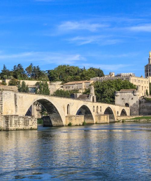 A beautiful view of Avignon