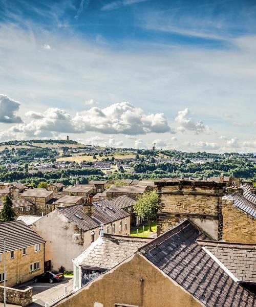 Piękny widok na miasto Huddersfield