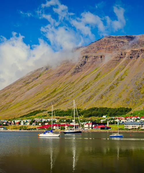 O imagine frumoasă din Ísafjörður