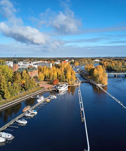 Una bonita panorámica de Joensuu