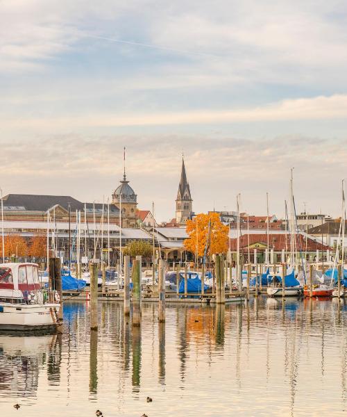 Krásny pohľad na mesto Konstanz