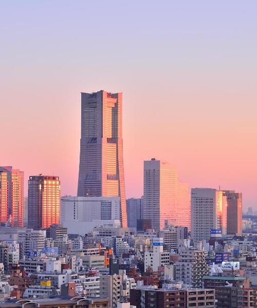 Una bonita panorámica de Yokohama