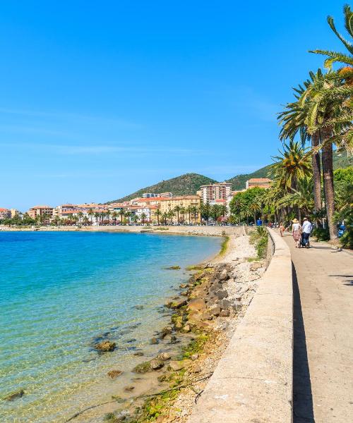 A beautiful view of Ajaccio serviced by Ajaccio – Napoléon Bonaparte Airport.