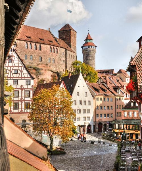 Ein schöner Blick auf Nürnberg