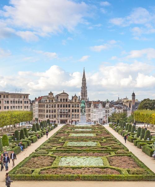 A beautiful view of Brussels.