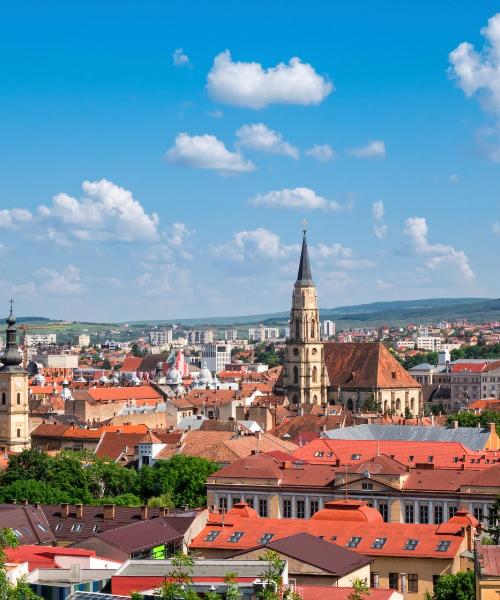 A beautiful view of Cluj-Napoca.